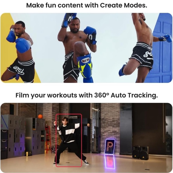 Pivo Pod Silver Auto Tracking Face Body Horse Phone Holder 360° Rotation - Picture 5 of 14